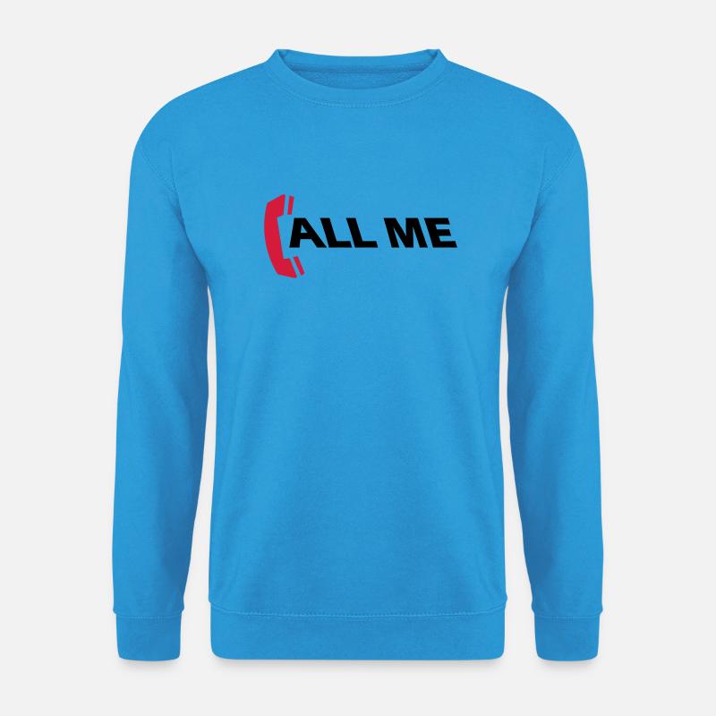 call_me_2c - Unisex Pullover - Meeresblau