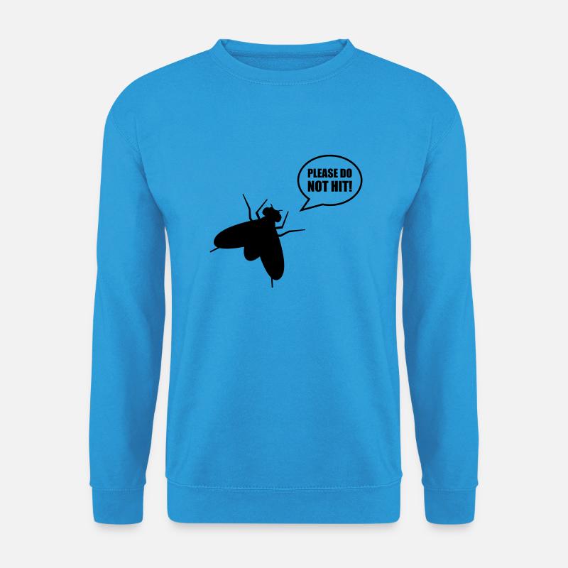 please_do_not_hit - Unisex Pullover - Meeresblau