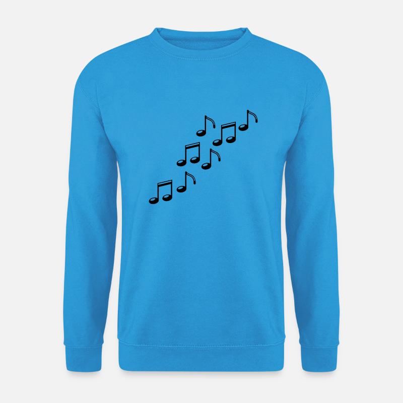 musiknoten_f1 - Unisex Pullover - Meeresblau