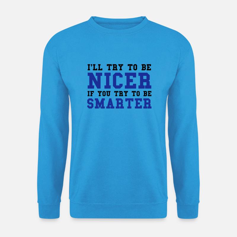 Smarter - Unisex Pullover - Meeresblau