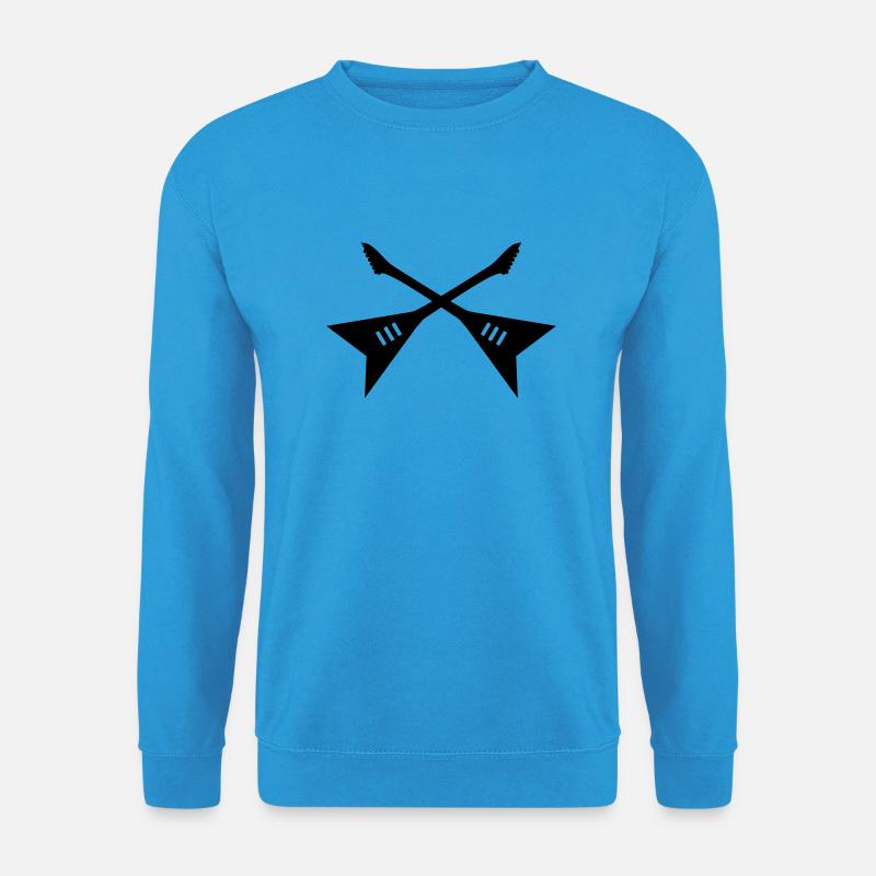 gitarren - Unisex Pullover - Meeresblau