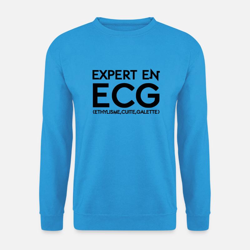 Experten-EKG - Unisex Pullover - Meeresblau