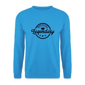 official_legendary_3f1 - Unisex Sweatshirt - sea blue - Front - Alina (178cm) & Michal (187cm)