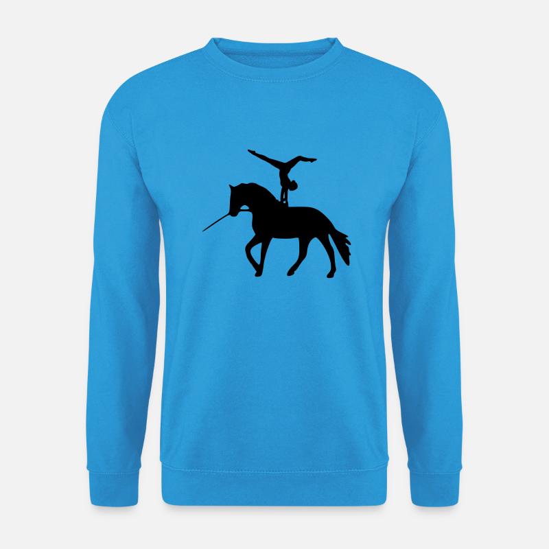 Voltigieren Handstand rückwärts - Unisex Pullover - Meeresblau