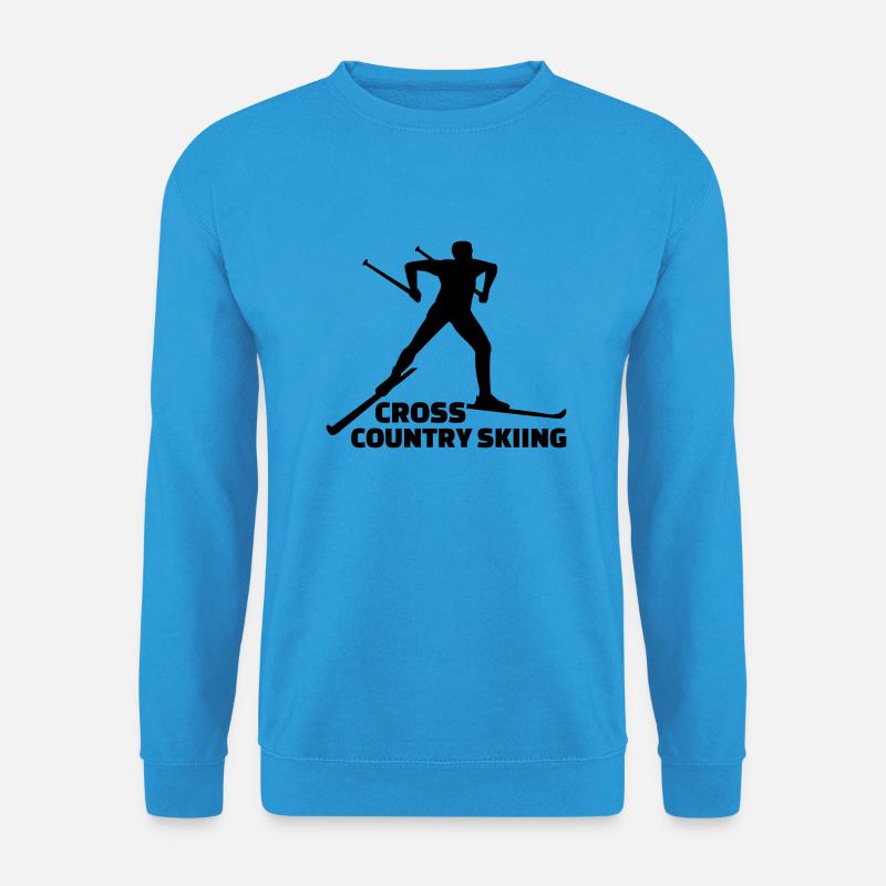 Skilanglauf - Unisex Pullover - Meeresblau