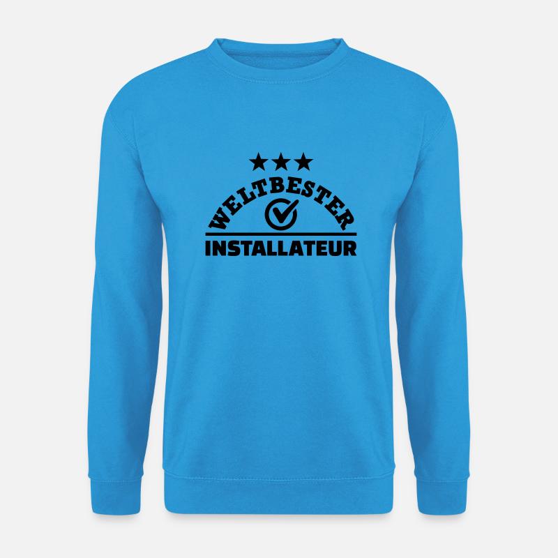 Installateur - Unisex Pullover - Meeresblau