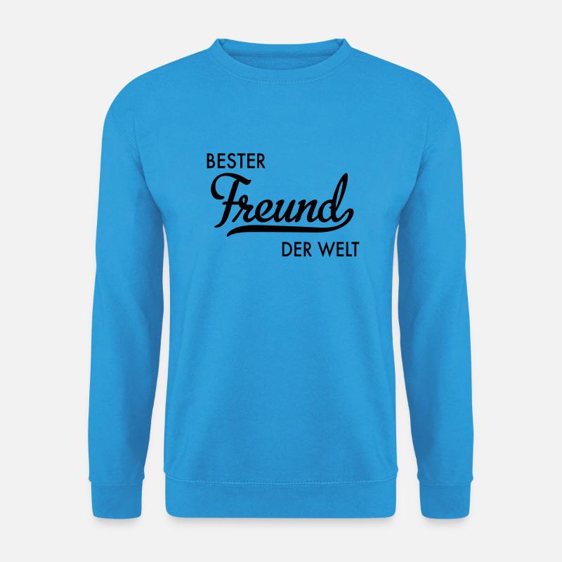 Bester Freund der Welt - Unisex Pullover - Meeresblau