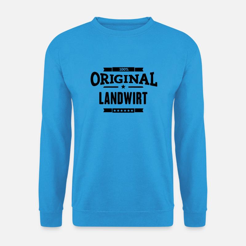 100% Landwirt - Unisex Pullover - Meeresblau