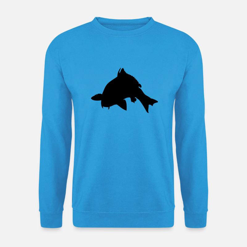 Karpfen fisher - Unisex Pullover - Meeresblau