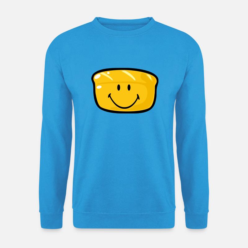 Smiley Bread - Unisex Pullover - Meeresblau