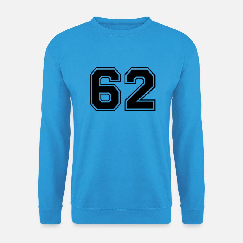 62 - Unisex Pullover - Meeresblau