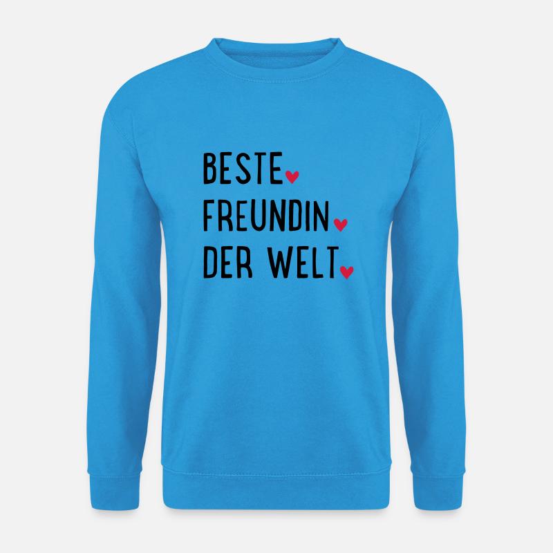 Beste Freundin - Unisex Pullover - Meeresblau