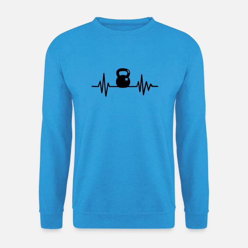 Kettlebell - Unisex Pullover - Meeresblau