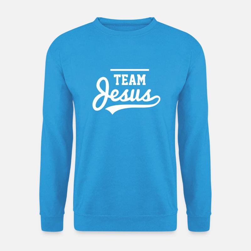 Christliche Sprüche - Unisex Pullover - Meeresblau