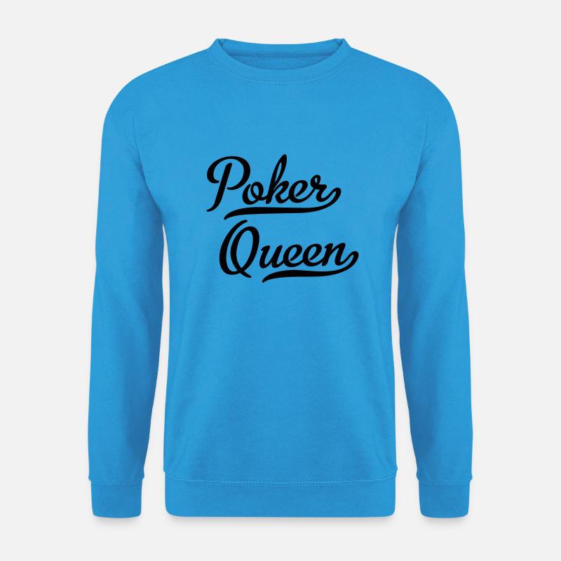 Poker Queen - Unisex Pullover - Meeresblau