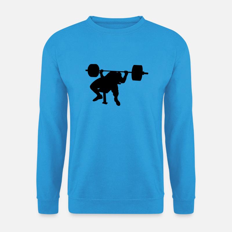 Bankdrücken pause - Unisex Pullover - Meeresblau