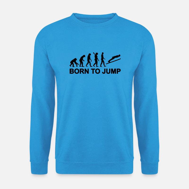 Evolution Ski-jumping - Unisex Sweatshirt - sea blue