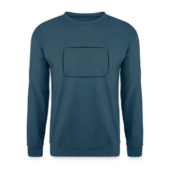Rechteck gewölbt außen - Sweat-shirt Unisexe - bleu mer - Devant - Alina (178cm) & Michal (187cm)