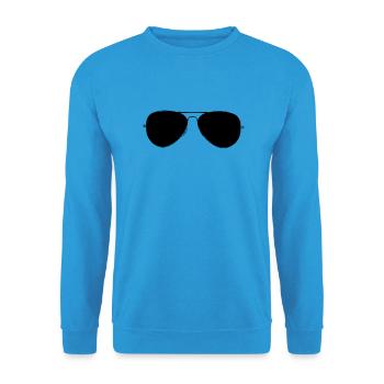 C'est ça la classe ! - Sweat-shirt Unisexe - bleu mer - Devant - Alina (178cm) & Michal (187cm)