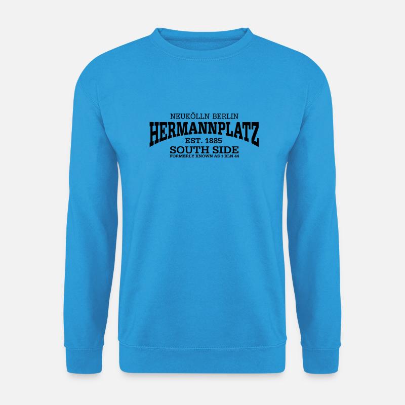 Hermann Platz Berlin Neukölln - Unisex Sweatshirt - sea blue