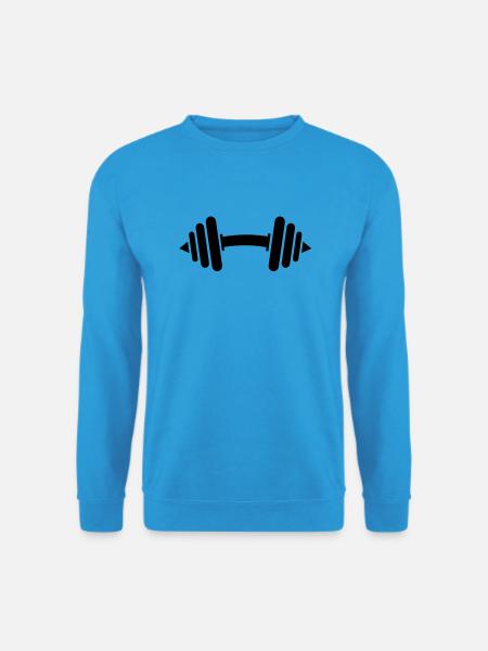kurzhantel__f1 - Sweat-shirt Unisexe - bleu mer
