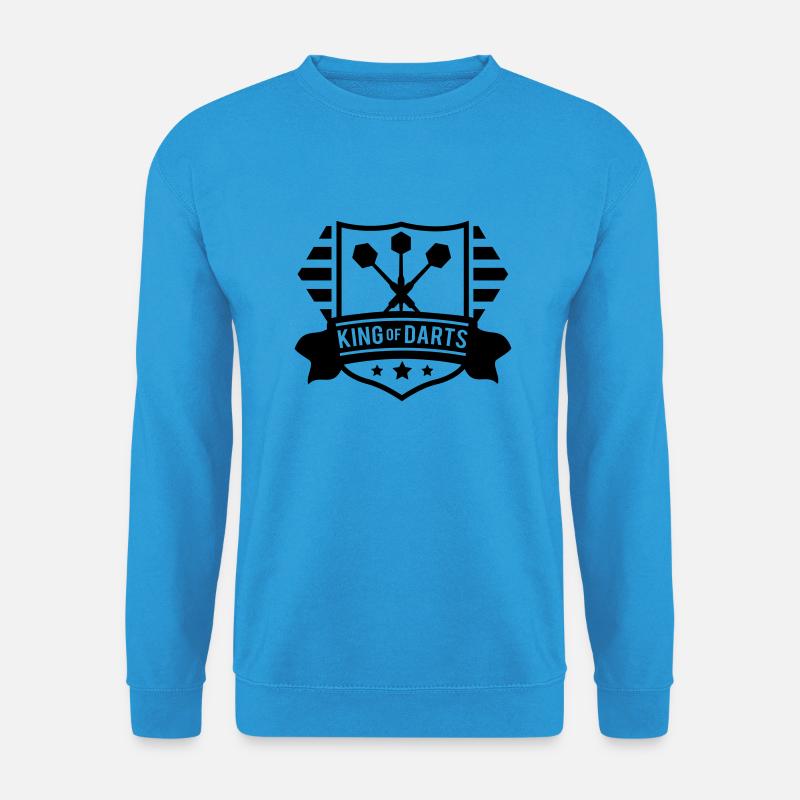 king_of_darts_f1 - Unisex Pullover - Meeresblau