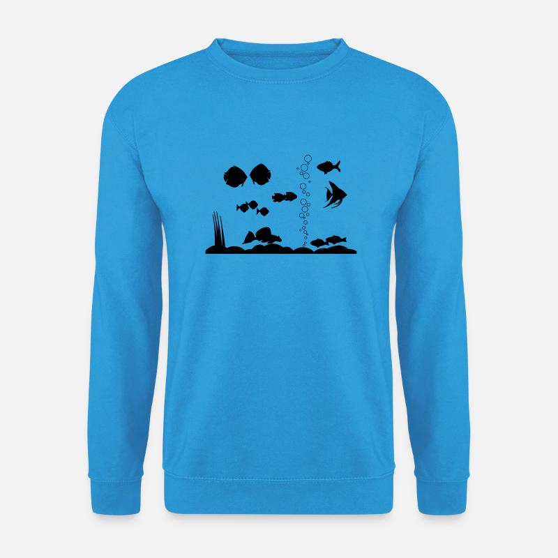 Aquarium - Unisex Pullover - Meeresblau