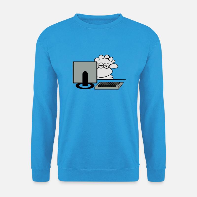 Computerschaf - Unisex Pullover - Meeresblau
