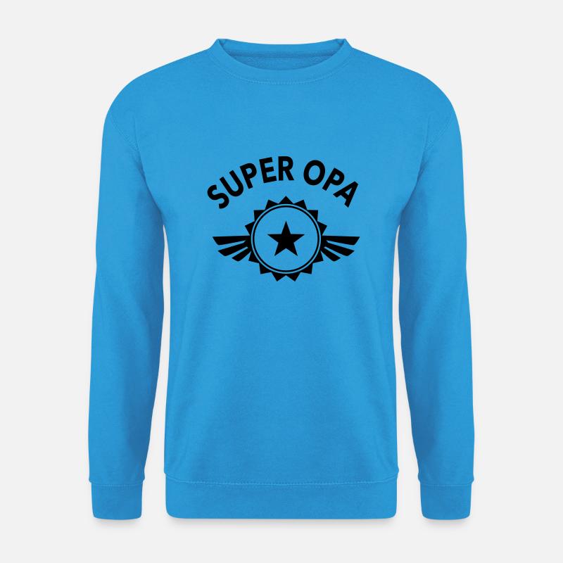 Super Opa - Unisex Pullover - Meeresblau