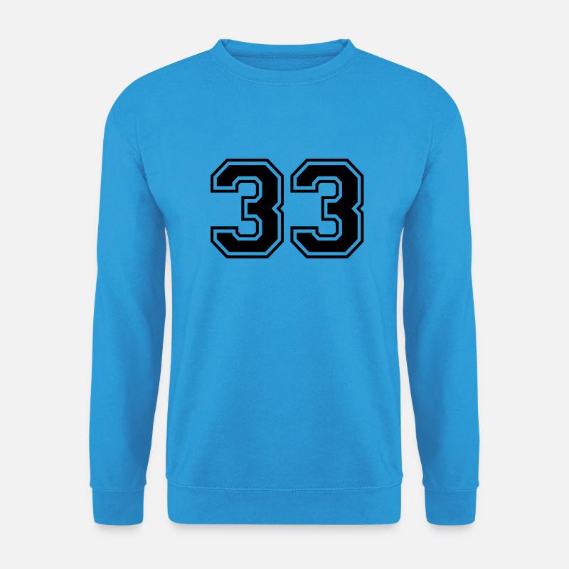 33 - Unisex Pullover - Meeresblau