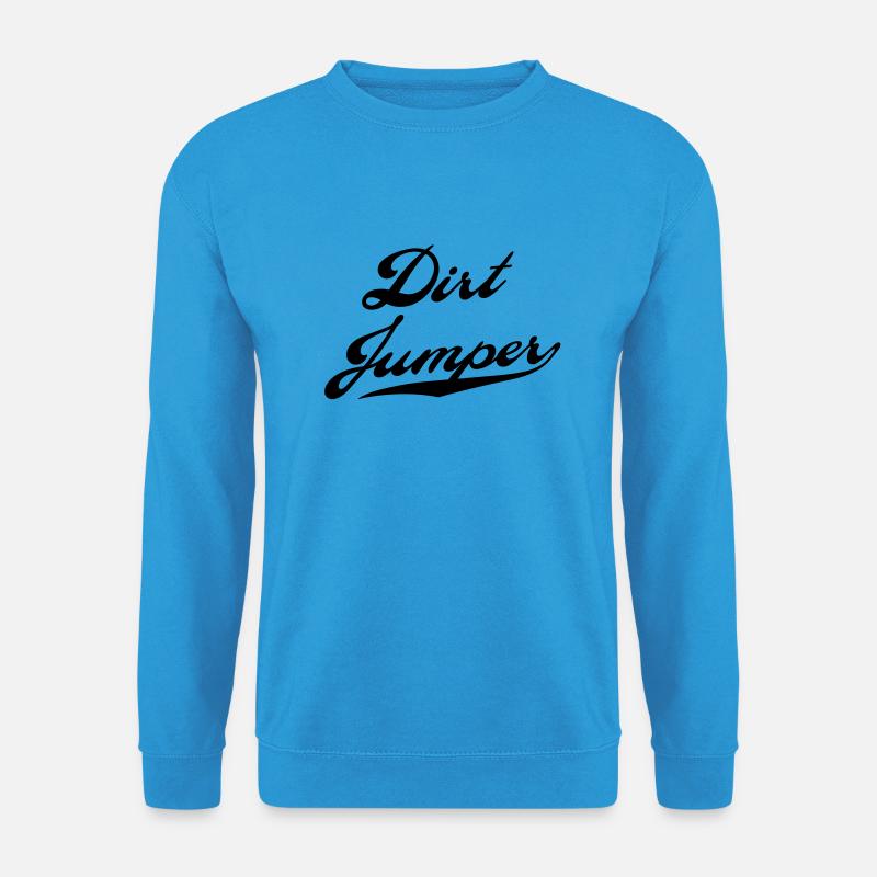 dirt jumper - Unisex Pullover - Meeresblau