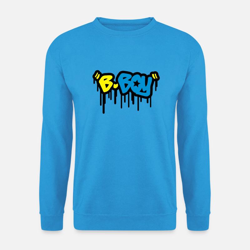 b_boy_t3 - Unisex Pullover - Meeresblau