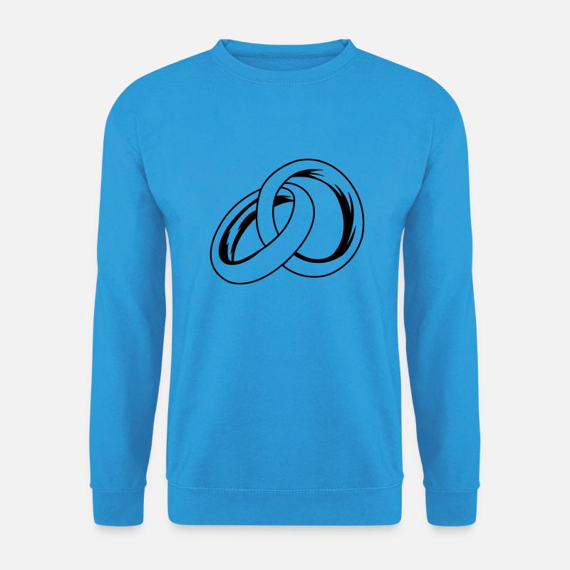 eheringe_001 - Unisex Pullover - Meeresblau