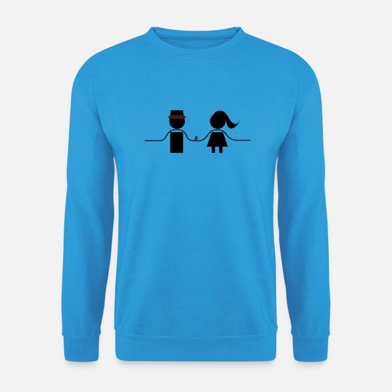 Liebe - Unisex Pullover - Meeresblau