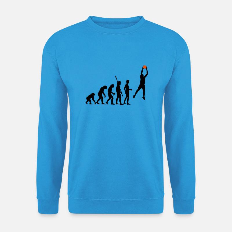 evolution_basketball_072011_a_2c - Unisex Pullover - Meeresblau