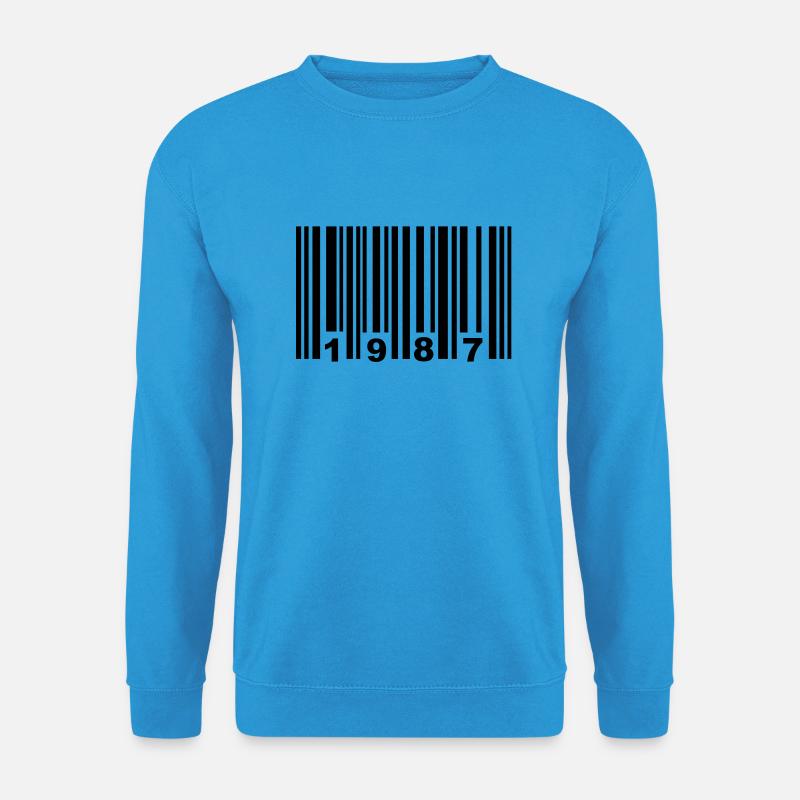 1987 - Unisex Pullover - Meeresblau