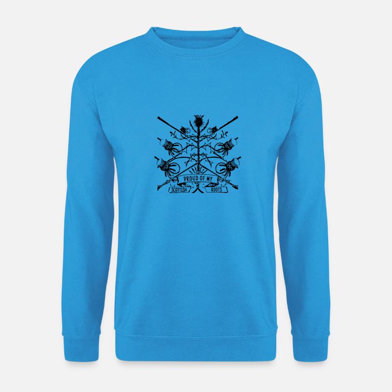 proud_scottish - Unisex Pullover - Meeresblau