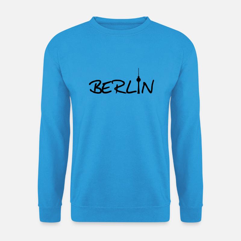 Berlin Schriftzug - Unisex Pullover - Meeresblau
