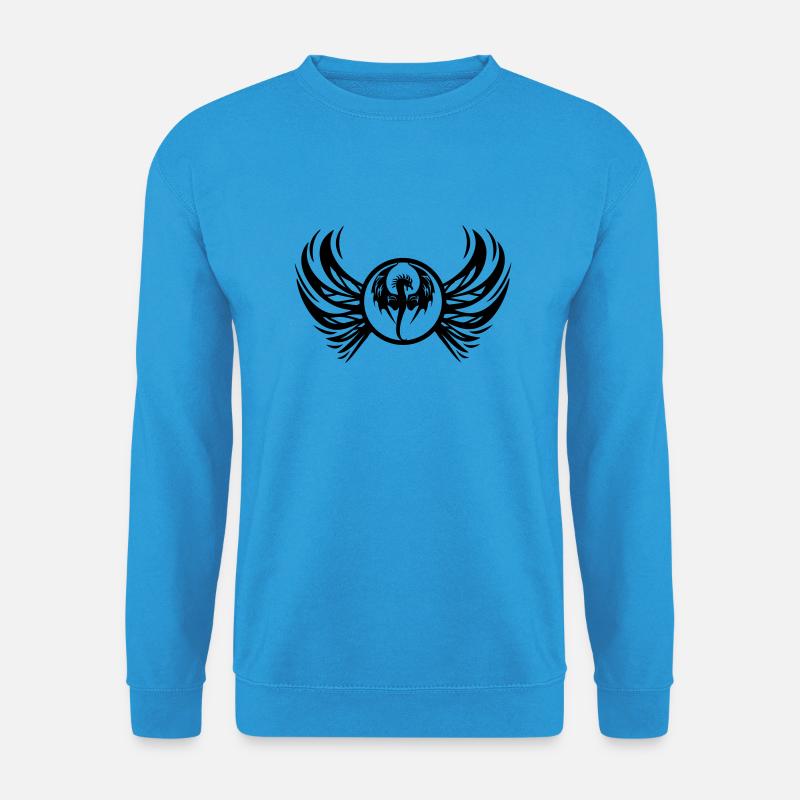 dragon_wappen - Unisex Pullover - Meeresblau
