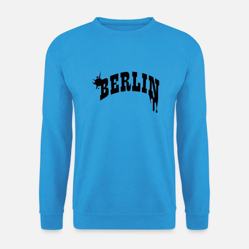 Berlin Schriftzug - Unisex Pullover - Meeresblau