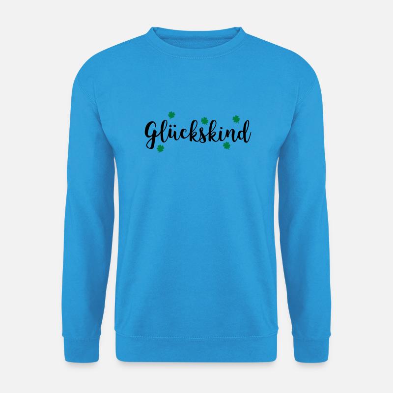 GLU CKSKIND - Unisex Pullover - Meeresblau