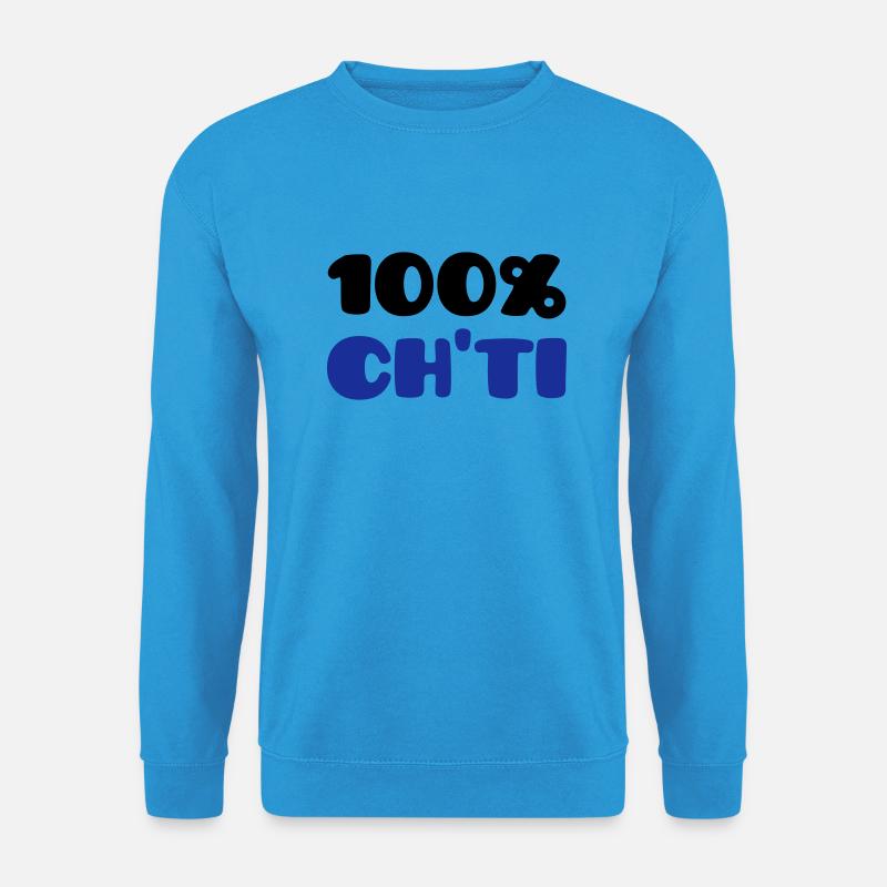 Ch'ti 100% (V) - Unisex Pullover - Meeresblau