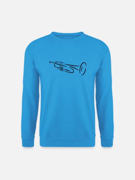 Trumpet - Unisex Sweatshirt - sea blue