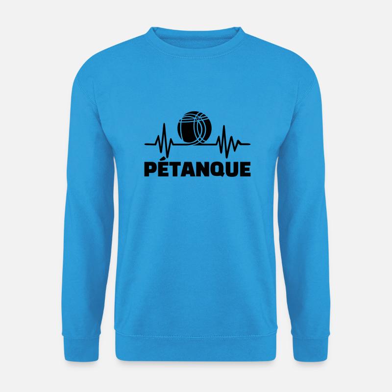 Petanque - Unisex Pullover - Meeresblau