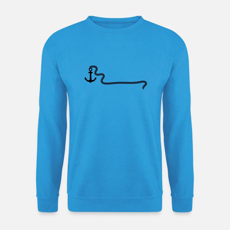 anker - Unisex Pullover - Meeresblau