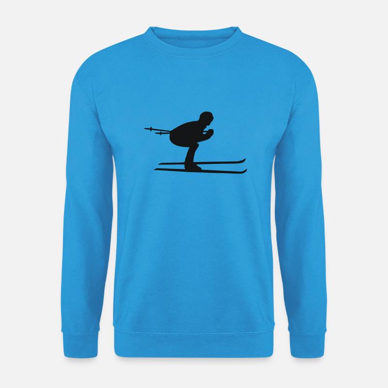 Ski - Unisex Pullover - Meeresblau