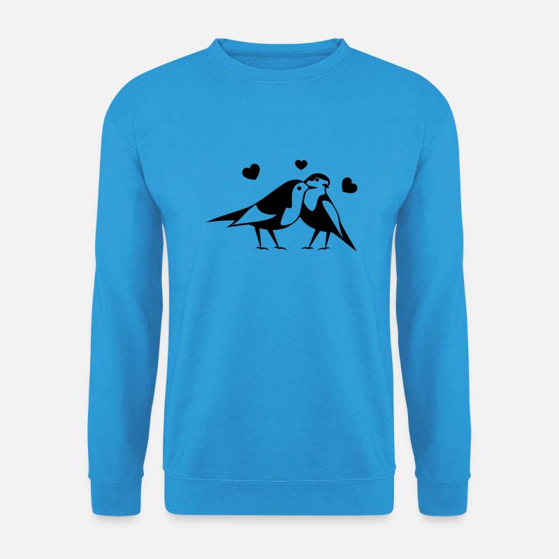 Vögel - Unisex Pullover - Meeresblau