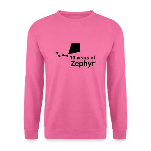 Zephyr 10th Anniversary Stacked Black - Unisex Pullover
