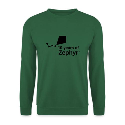 Zephyr 10th Anniversary Stacked Black - Unisex Pullover