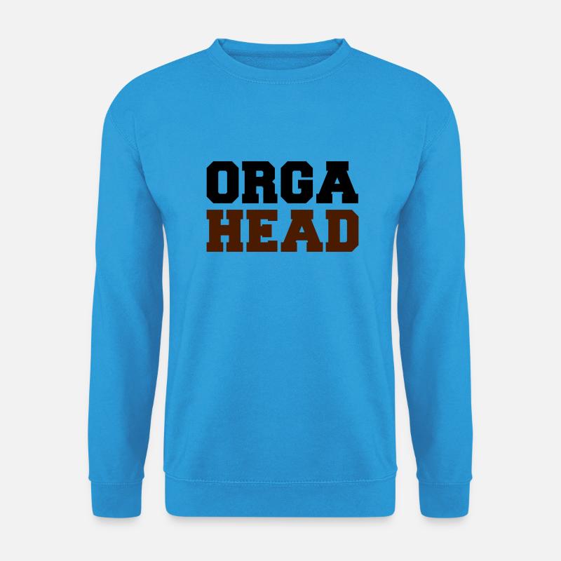 orga-head - Unisex Pullover - Meeresblau